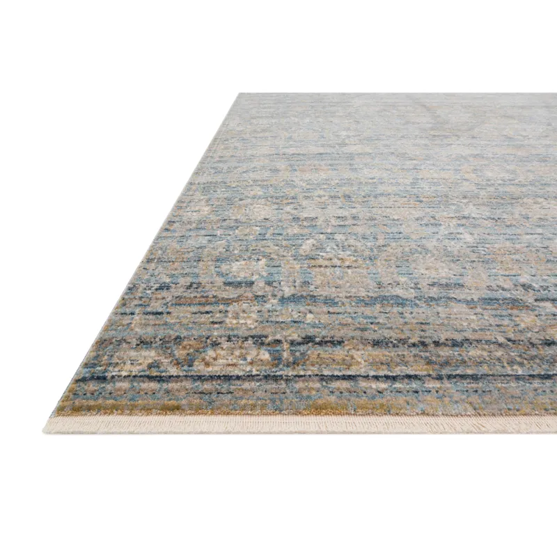Claire Ocean / Gold Rug (5' 3" X 7' 9")