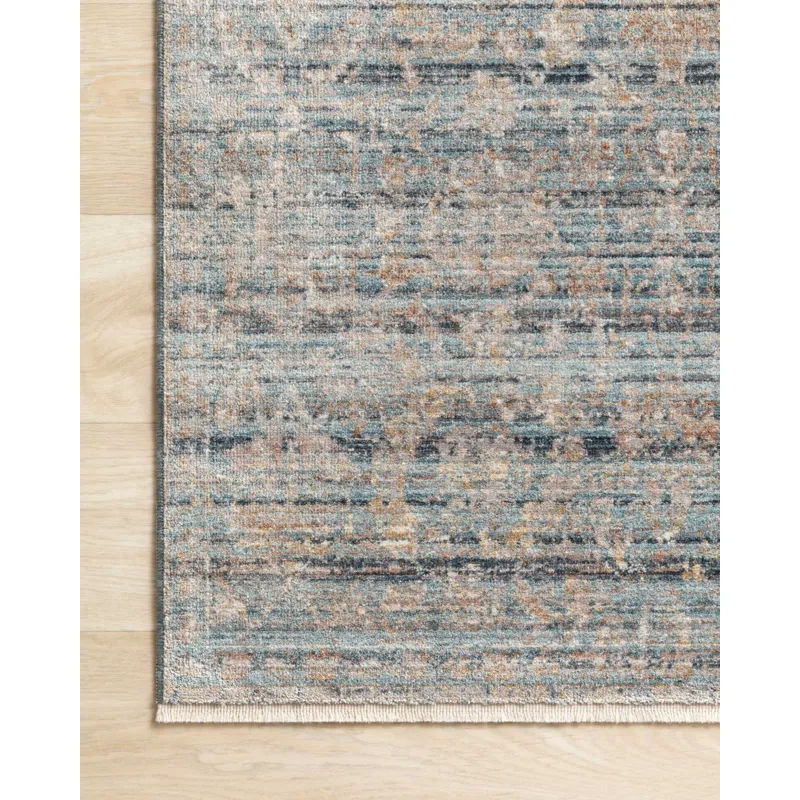 Claire Ocean / Gold Rug (5' 3" X 7' 9")