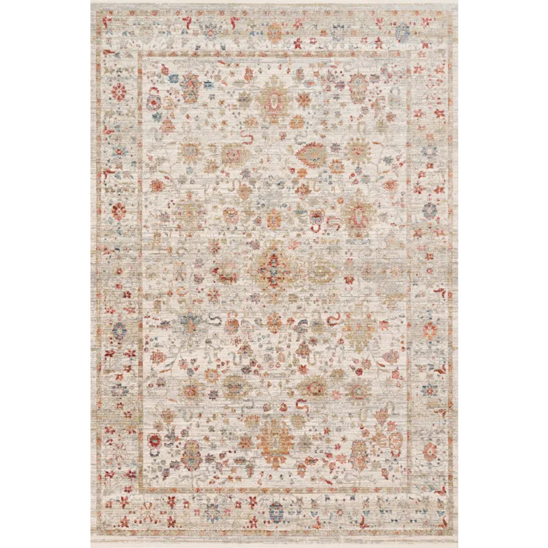 Claire Ivory / Multi Rug (7' 10" X 10' 2")