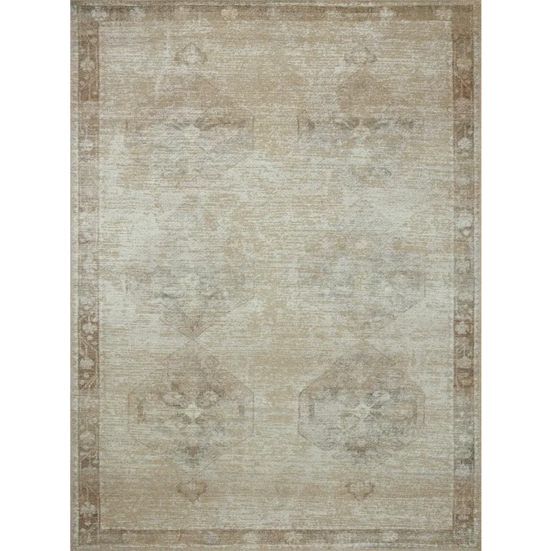 Amber Lewis x Loloi Cambria Mist / Natural 2\'-3\" x 3\'-9\" Rug
