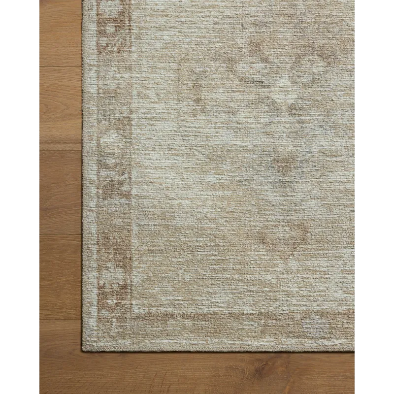 Amber Lewis x Loloi Cambria Mist / Natural 2\'-3\" x 3\'-9\" Rug