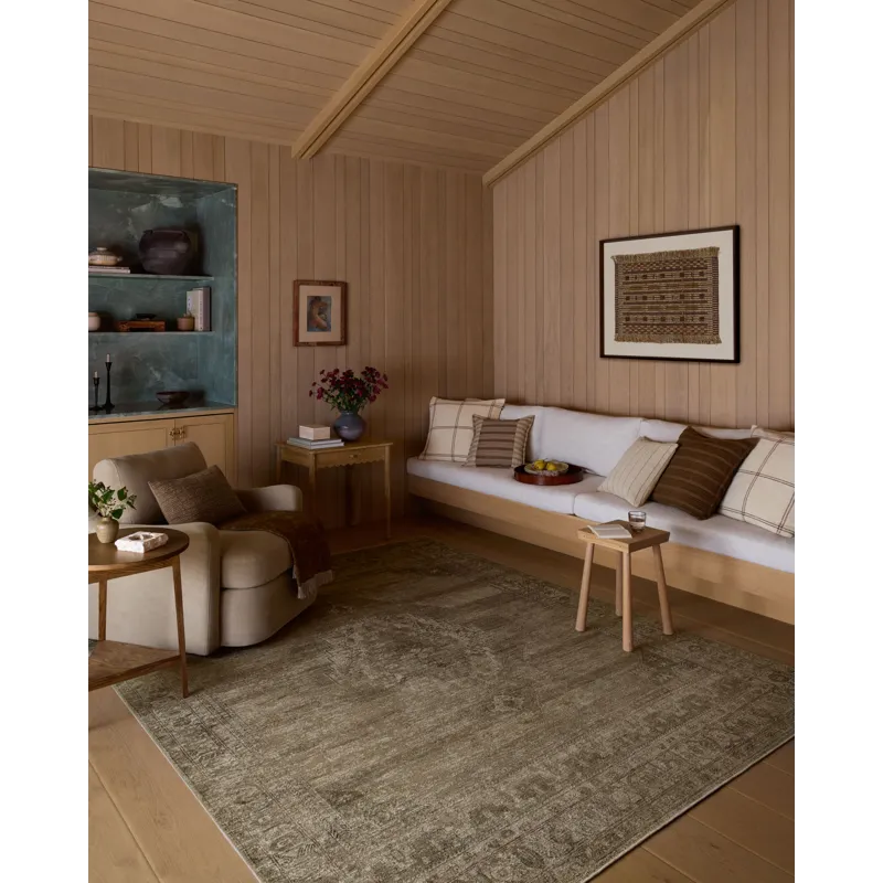 Amber Lewis x Loloi Cambria Sand / Olive 10\'-0\" x 14\'-0\" Rug