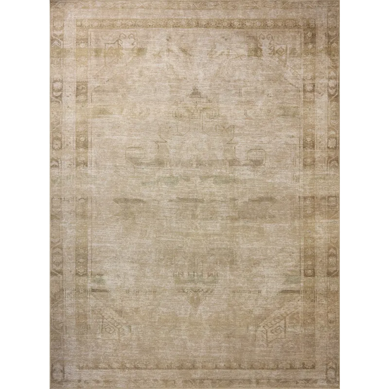 Amber Lewis x Loloi Cambria Natural / Jade 10\'-0\" x 14\'-0\" Rug