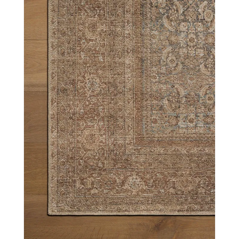 Amber Lewis x Loloi Cambria Ocean / Bark 7\'-6\" x 9\'-6\" Rug