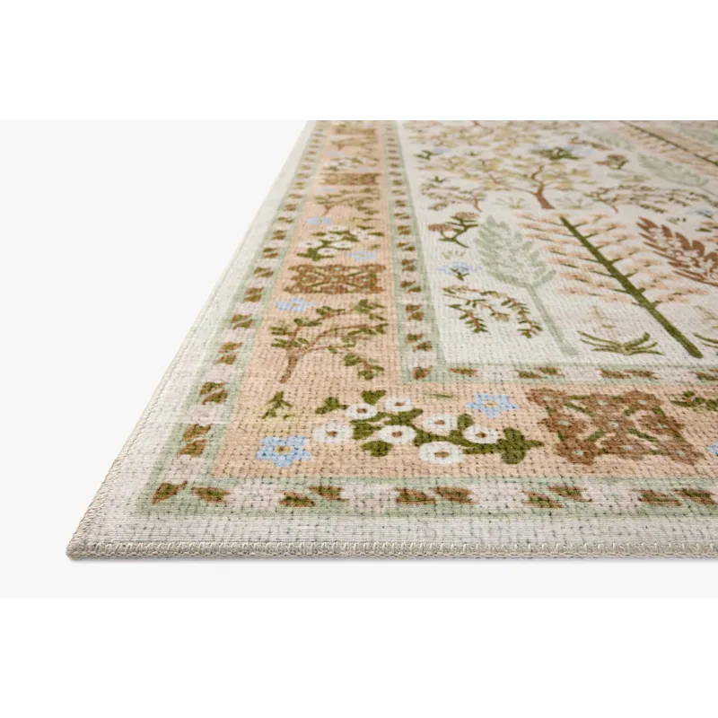 Loloi X Rifle Paper Co. Canopy 3\'-9\" X 3\'-9\" Round Rug