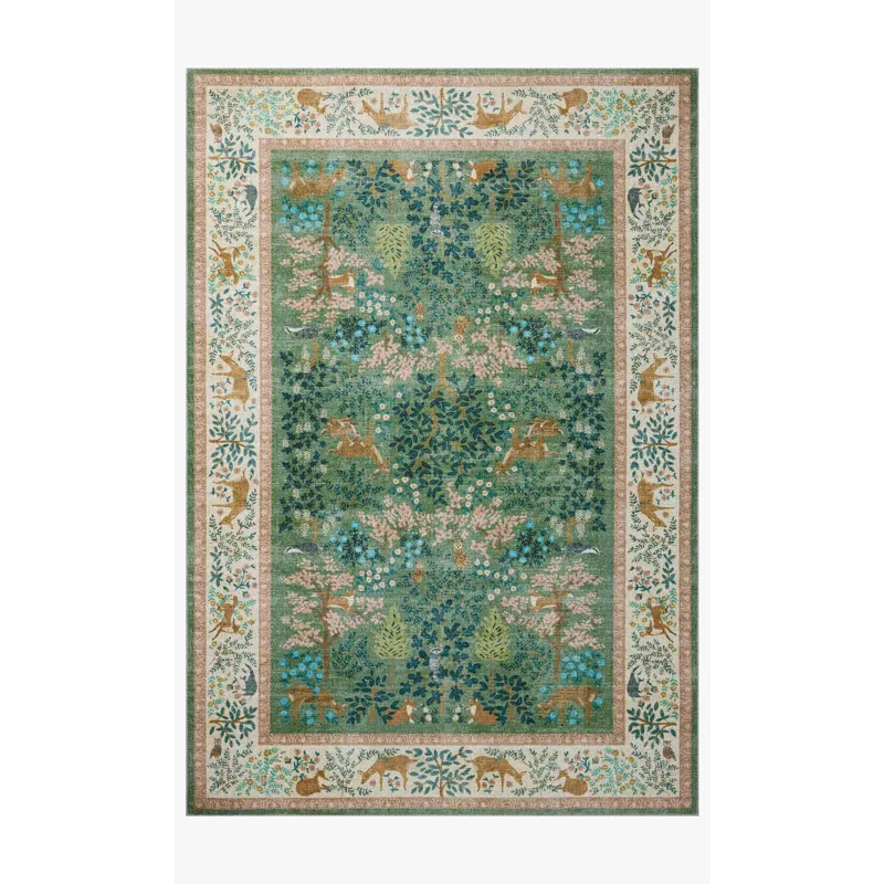 Loloi X Rifle Paper Co. Canopy 2\'-3\" X 3\'-9\" Rug