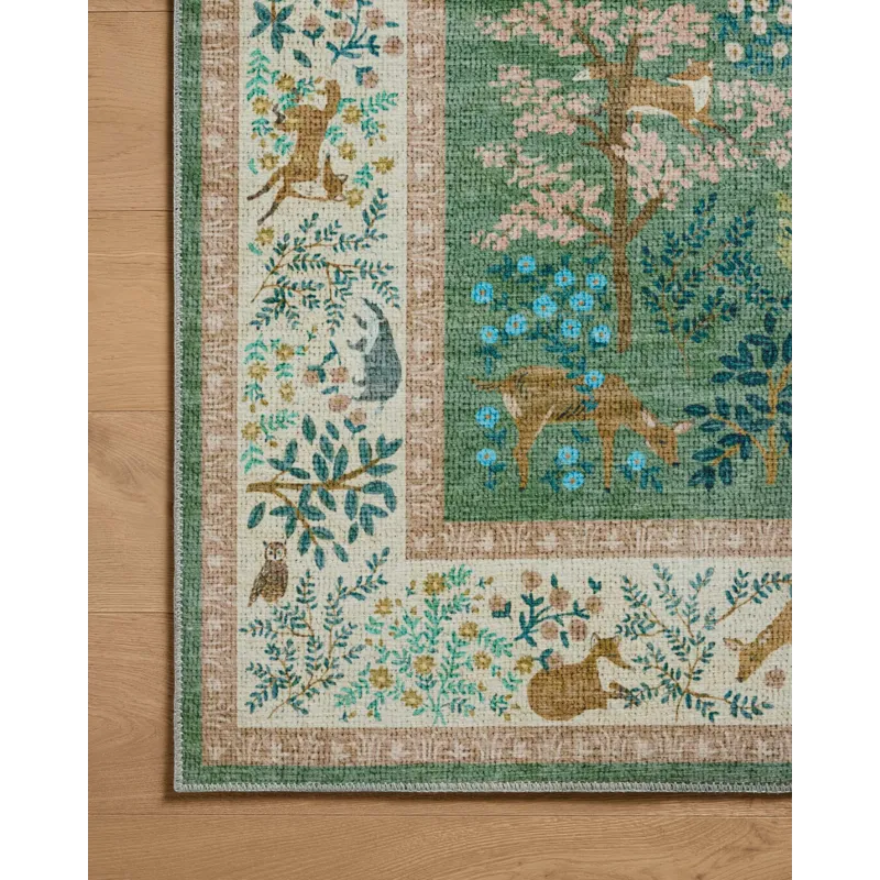 Loloi X Rifle Paper Co. Canopy 2\'-3\" X 3\'-9\" Rug