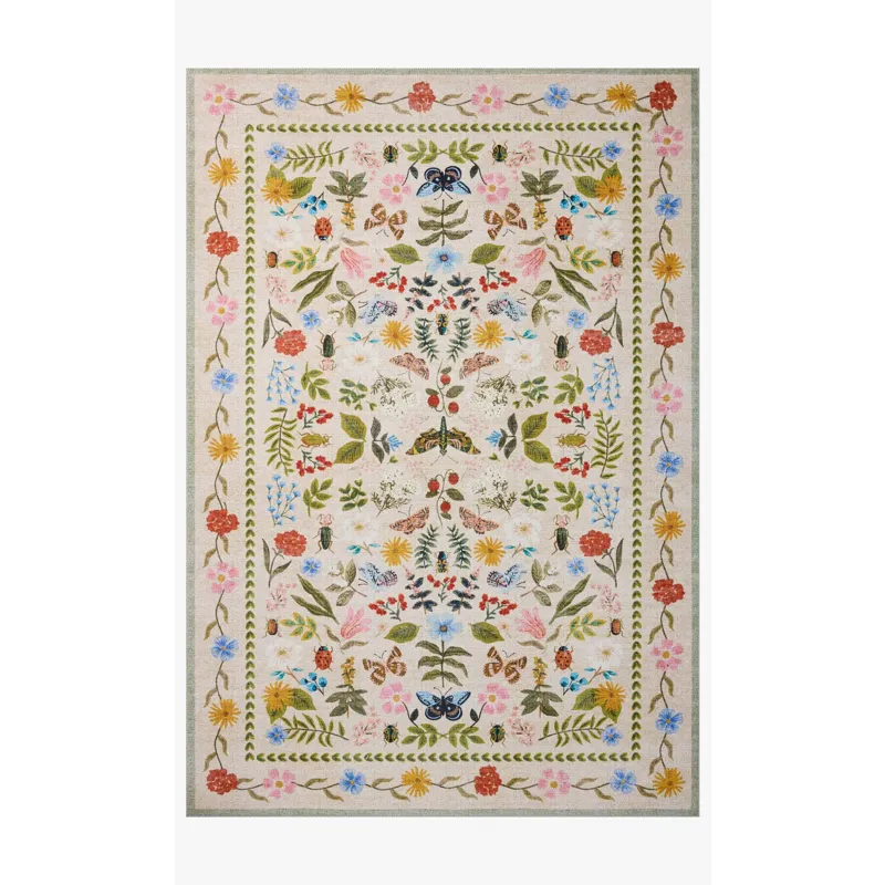 Loloi X Rifle Paper Co. Canopy 7\'-6\" X 9\'-6\" Rug