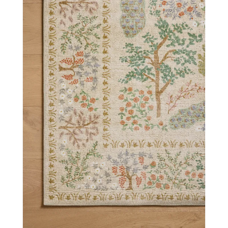 Loloi X Rifle Paper Co. Canopy 2\'-0\" X 3\'-0\" Rug