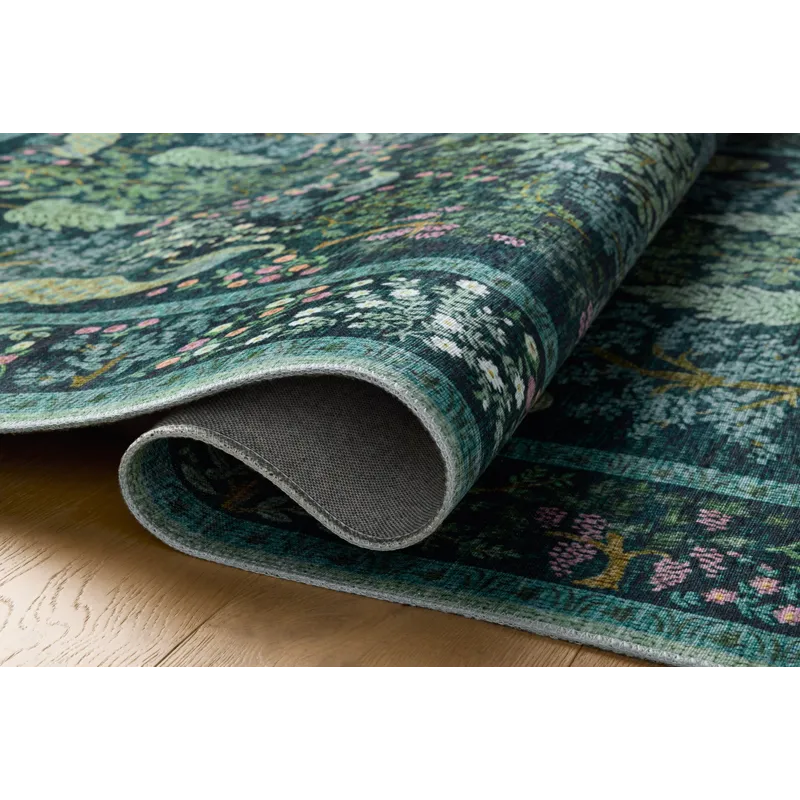 Loloi X Rifle Paper Co. Canopy 3\'-9\" X 3\'-9\" Round Rug