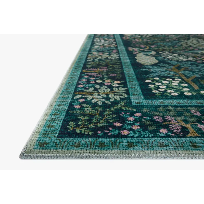 Loloi X Rifle Paper Co. Canopy 3\'-9\" X 3\'-9\" Round Rug