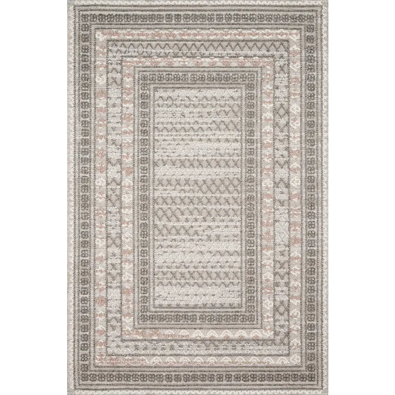 Cole Grey / Multi Rug (4' 0" X 5' 9")