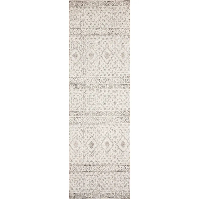 Cole Silver / Ivory Rug (4' 0" X 5' 9")