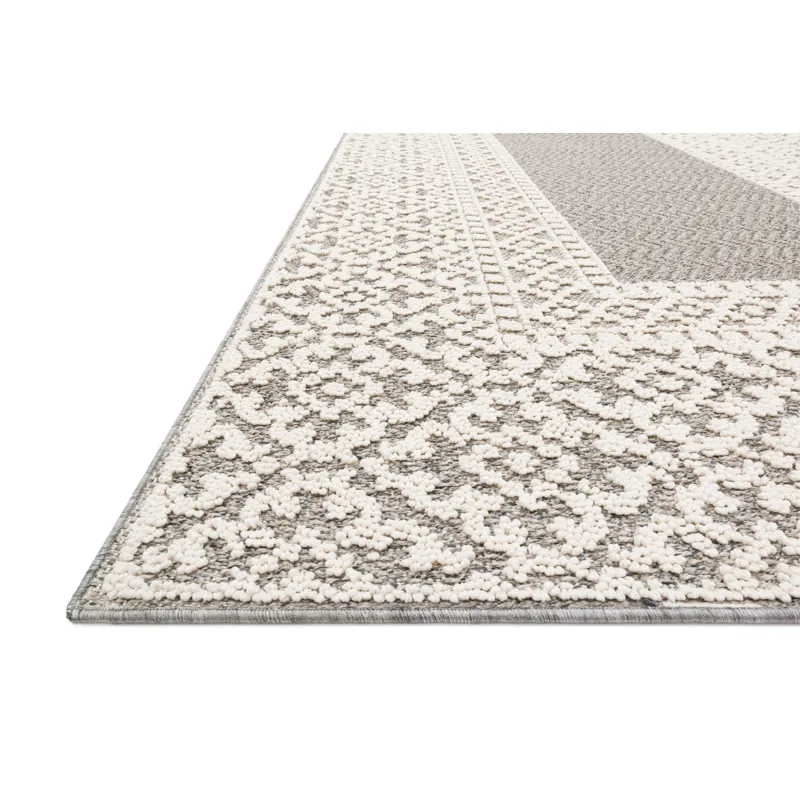 Cole Grey / Ivory Rug (6' 7" X 9' 4")