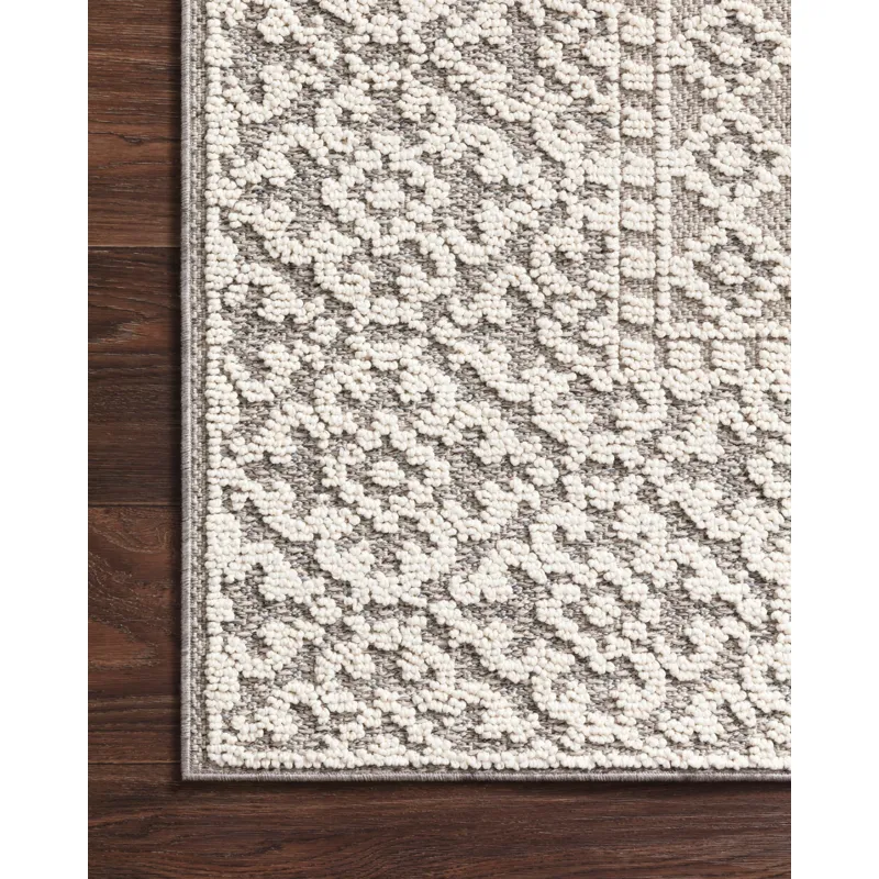 Cole Grey / Ivory Rug (6' 7" X 9' 4")