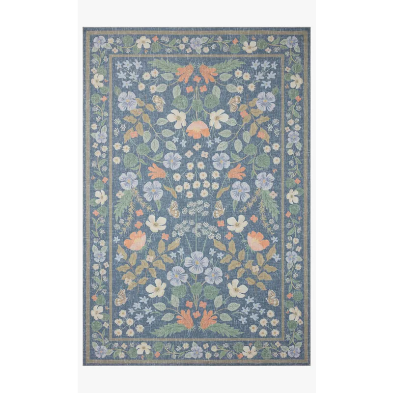 Loloi X Rifle Paper Co. Cotswolds 3\'-6\" X 5\'-6\" Rug