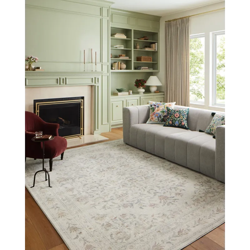 Loloi X Rifle Paper Co. Courtyard 2\'-0\" X 5\'-0\" Rug