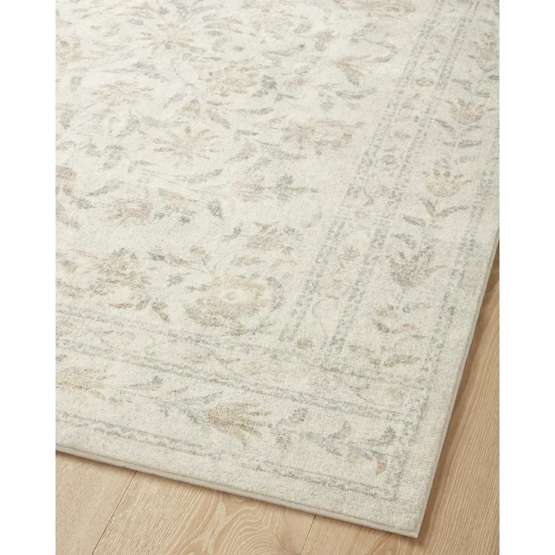 Loloi X Rifle Paper Co. Courtyard 2\'-0\" X 5\'-0\" Rug