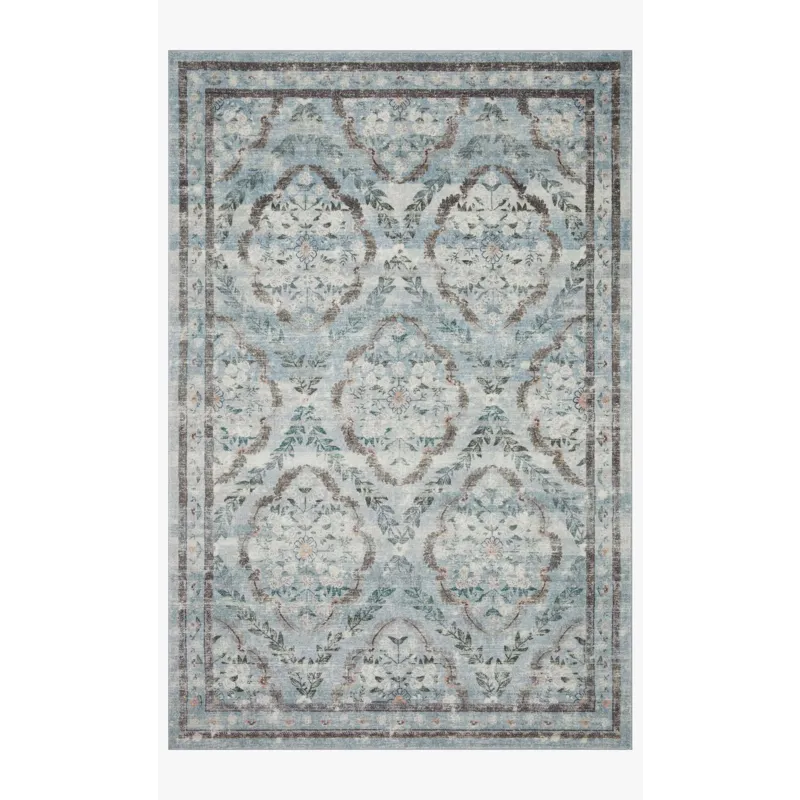 Loloi X Rifle Paper Co. Courtyard 2\'-0\" X 5\'-0\" Rug