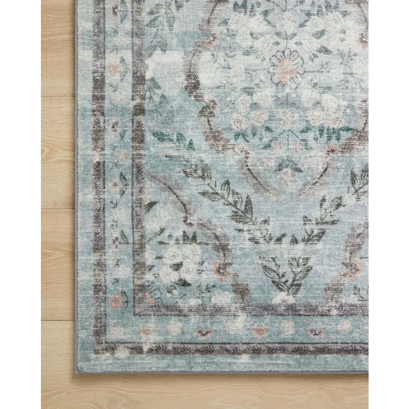 Loloi X Rifle Paper Co. Courtyard 2\'-0\" X 5\'-0\" Rug