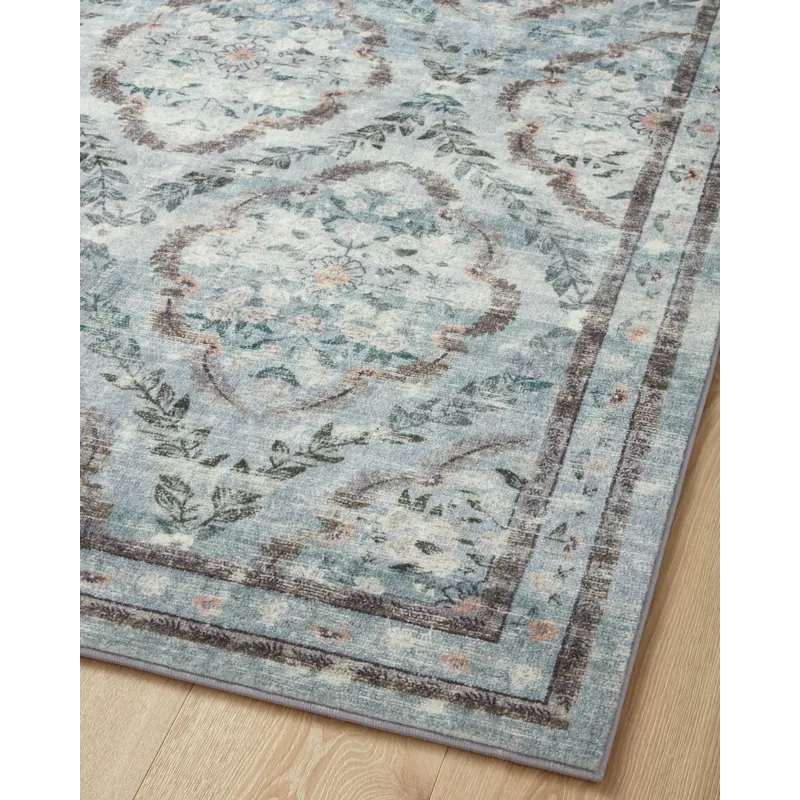 Loloi X Rifle Paper Co. Courtyard 2\'-0\" X 5\'-0\" Rug