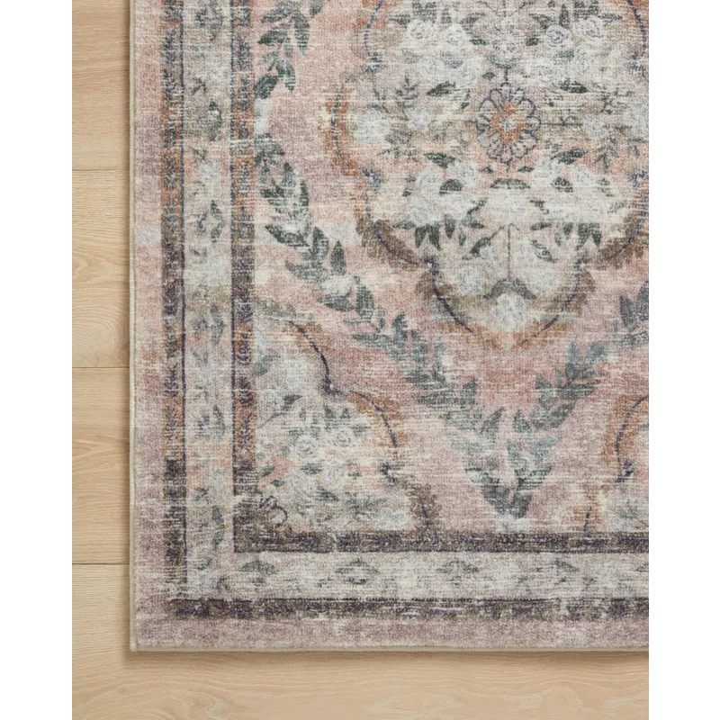 Loloi X Rifle Paper Co. Courtyard 2\'-0\" X 5\'-0\" Rug