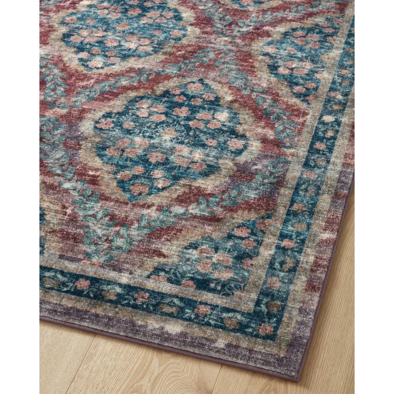 Loloi X Rifle Paper Co. Courtyard 2\'-0\" X 5\'-0\" Rug