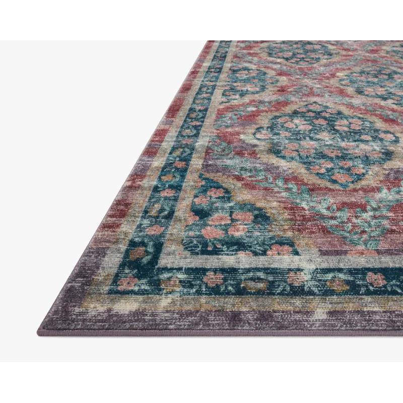 Loloi X Rifle Paper Co. Courtyard 2\'-0\" X 5\'-0\" Rug