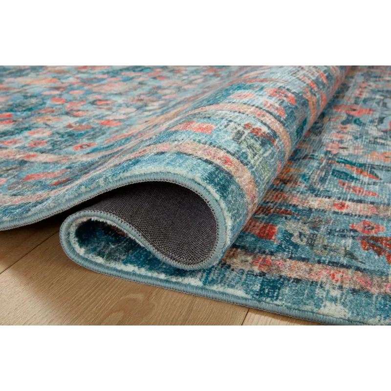 Loloi X Rifle Paper Co. Courtyard 8\'-6\" X 11\'-6\" Rug