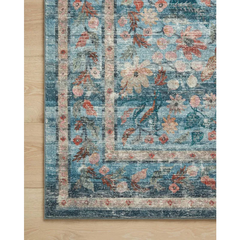 Loloi X Rifle Paper Co. Courtyard 8\'-6\" X 11\'-6\" Rug
