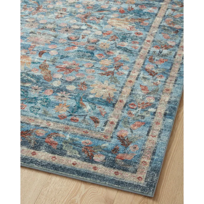 Loloi X Rifle Paper Co. Courtyard 8\'-6\" X 11\'-6\" Rug