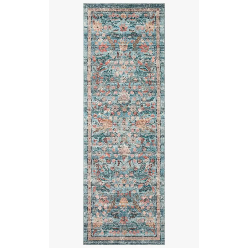 Loloi X Rifle Paper Co. Courtyard 8\'-6\" X 11\'-6\" Rug