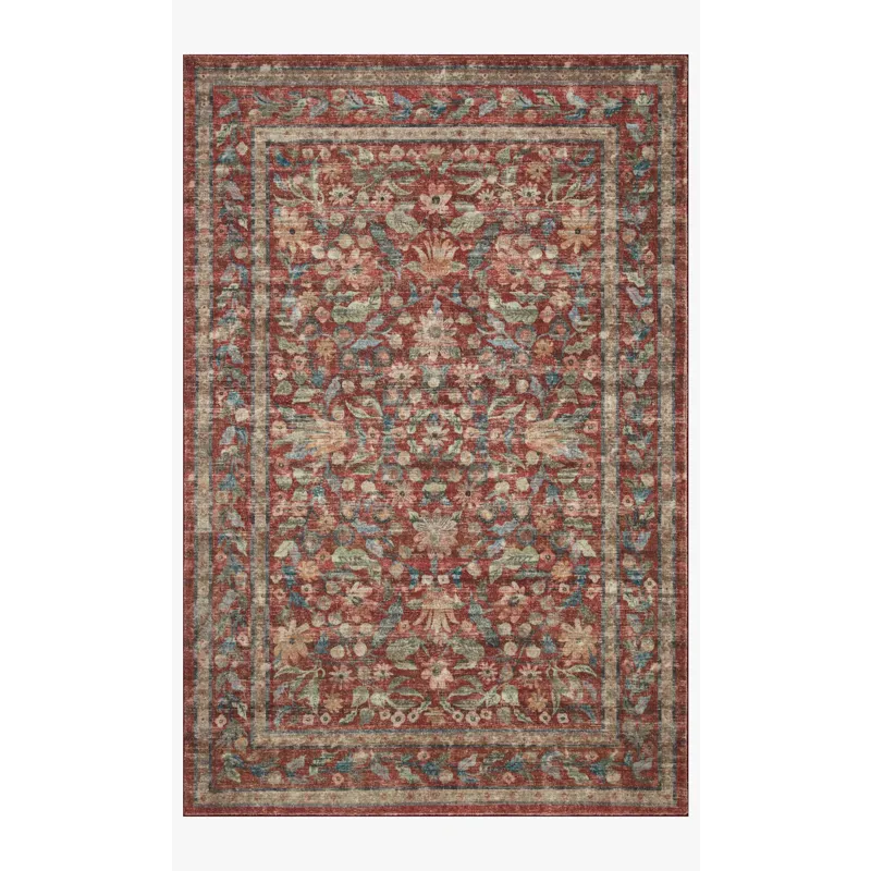 Loloi X Rifle Paper Co. Courtyard 8\'-6\" X 11\'-6\" Rug