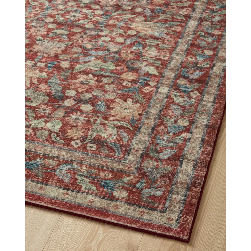 Loloi X Rifle Paper Co. Courtyard 8\'-6\" X 11\'-6\" Rug