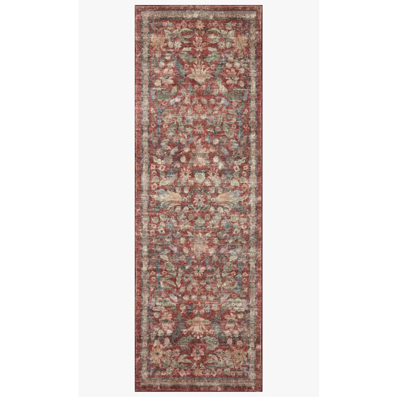 Loloi X Rifle Paper Co. Courtyard 8\'-6\" X 11\'-6\" Rug