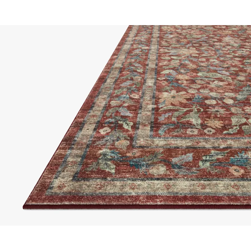 Loloi X Rifle Paper Co. Courtyard 8\'-6\" X 11\'-6\" Rug