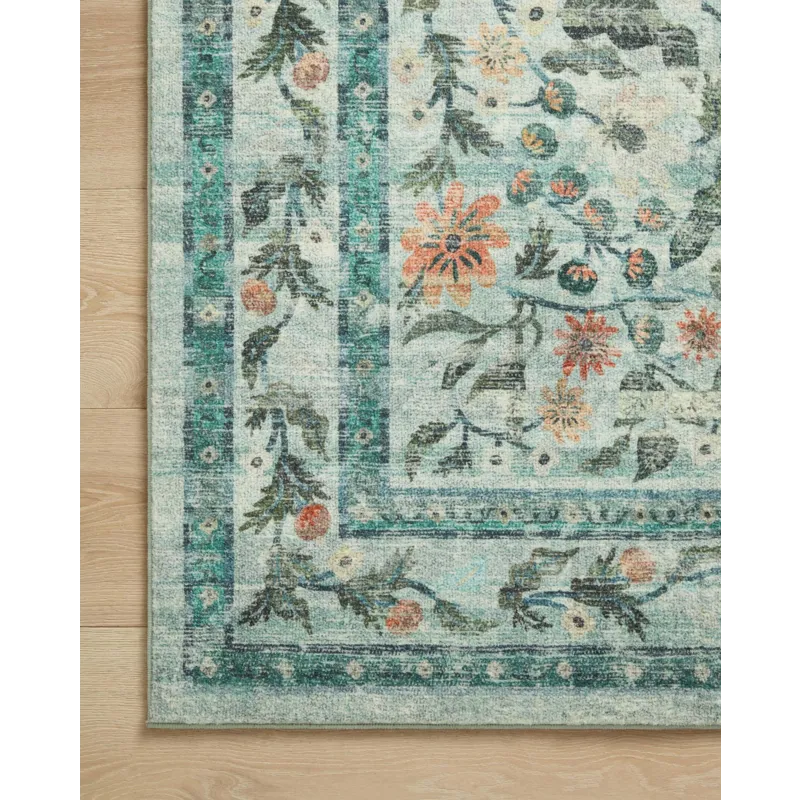 Loloi X Rifle Paper Co. Courtyard 8\'-6\" X 11\'-6\" Rug