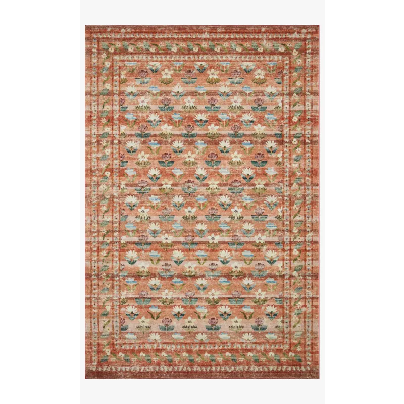 Loloi X Rifle Paper Co. Courtyard 8\'-6\" X 11\'-6\" Rug