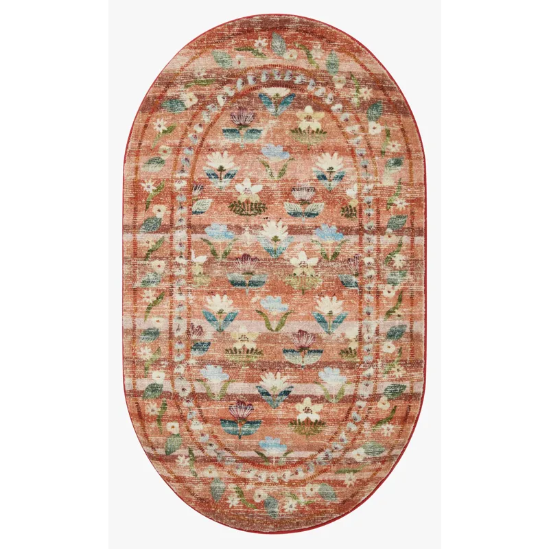 Loloi X Rifle Paper Co. Courtyard 8\'-6\" X 11\'-6\" Rug