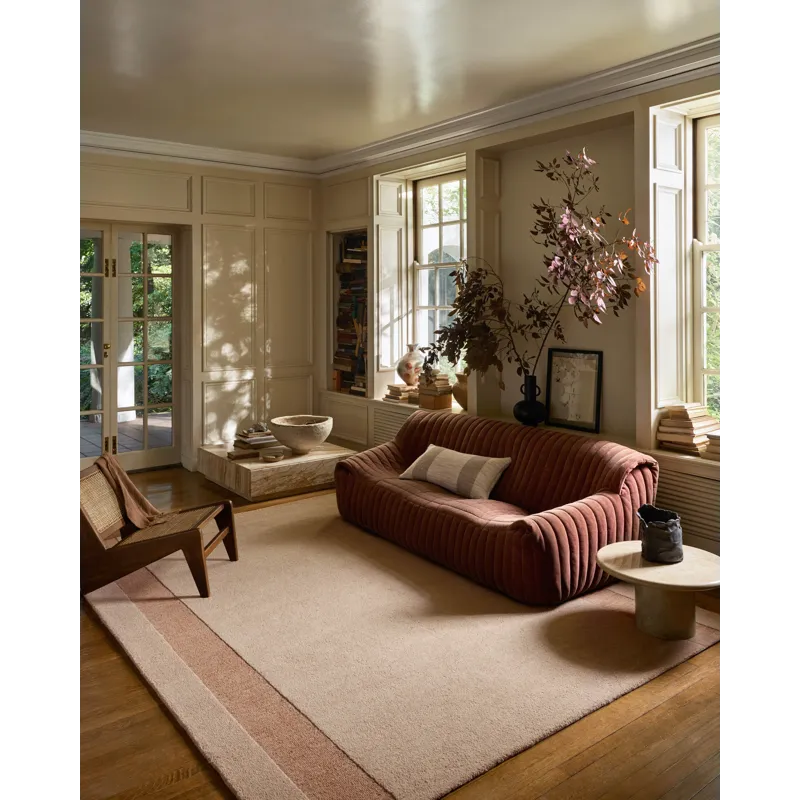 Leanne Ford x Loloi Craven Blush / Rose 2\'-3\" x 3\'-9\" Rug