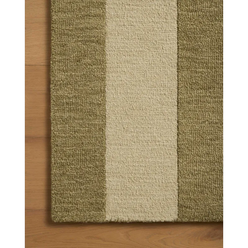 Leanne Ford x Loloi Craven Light Olive / Oatmeal 2\'-3\" x 3\'-9\" Rug