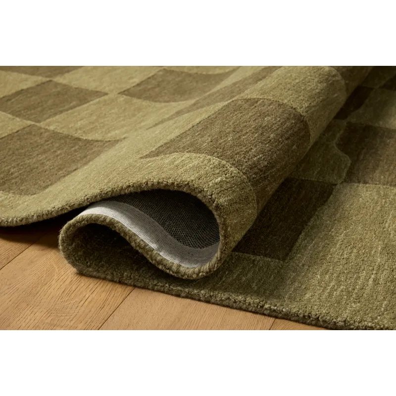 Leanne Ford x Loloi Craven Green / Olive 8\'-6\" x 11\'-6\" Rug