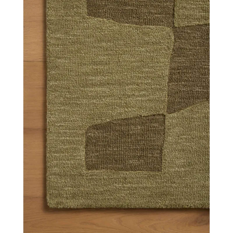 Leanne Ford x Loloi Craven Green / Olive 8\'-6\" x 11\'-6\" Rug
