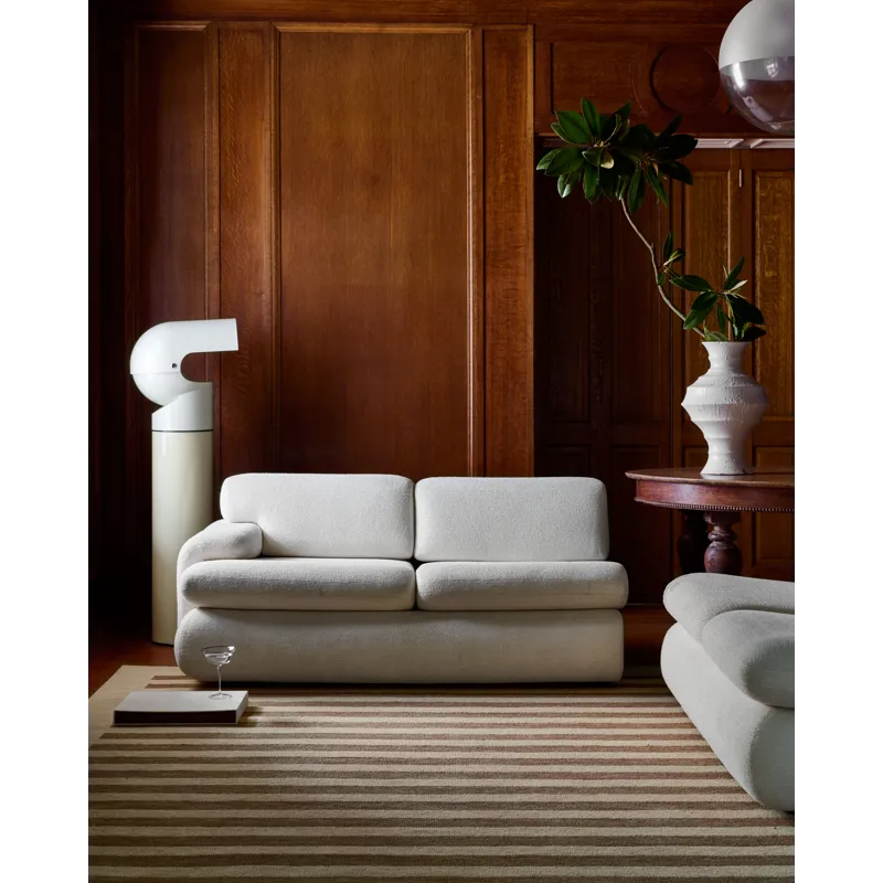 Leanne Ford x Loloi Craven Oatmeal / Bark 5\'-0\" x 7\'-6\" Rug