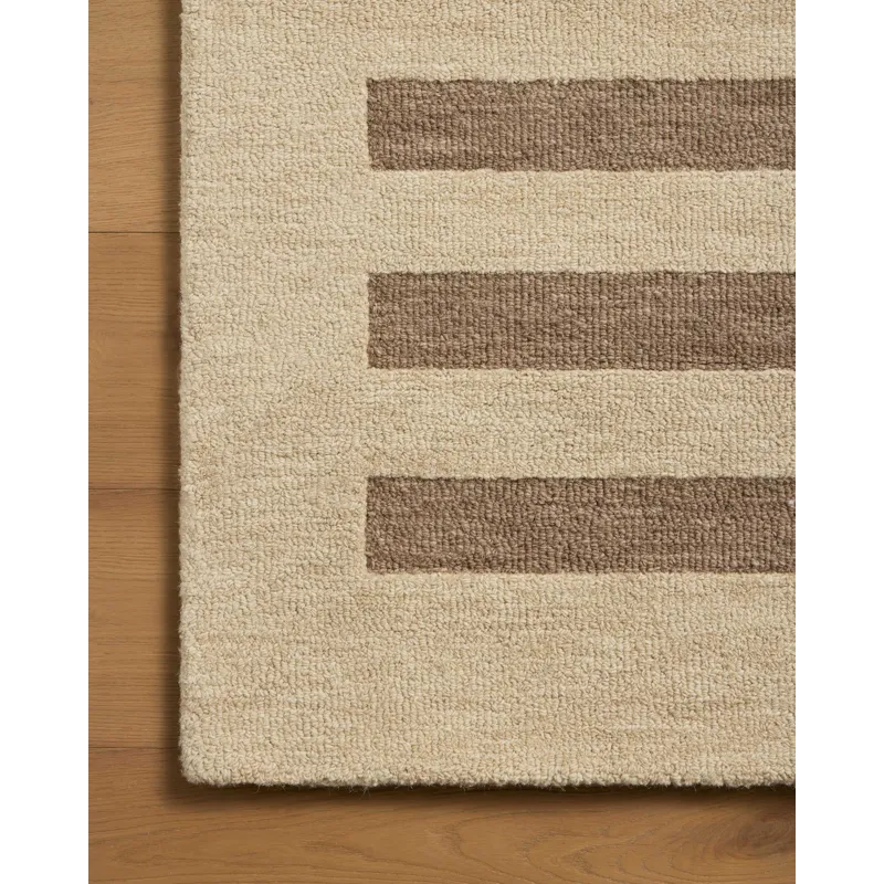 Leanne Ford x Loloi Craven Oatmeal / Bark 5\'-0\" x 7\'-6\" Rug
