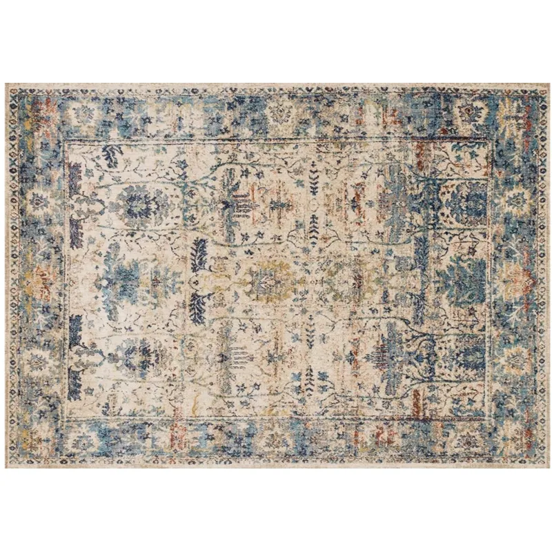 AF-07 SAND / LT. BLUE (3'7" X 5'7")