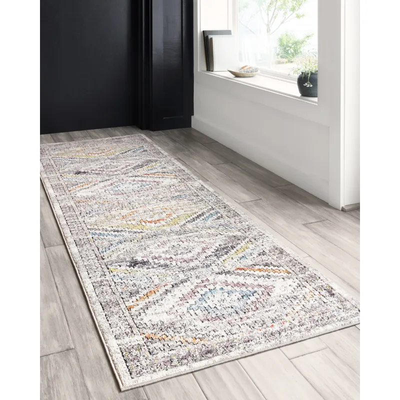 Dante Ivory / Multi Rug (2' 6" X 4' 0")