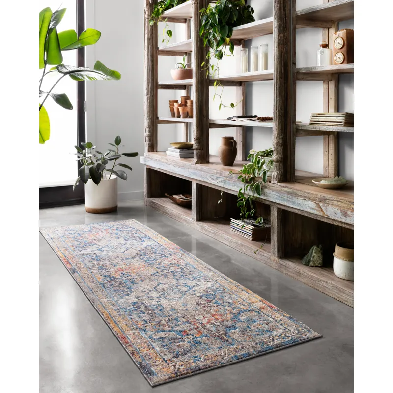 Dante Multi / Stone Rug (5' 3" X 7' 2")
