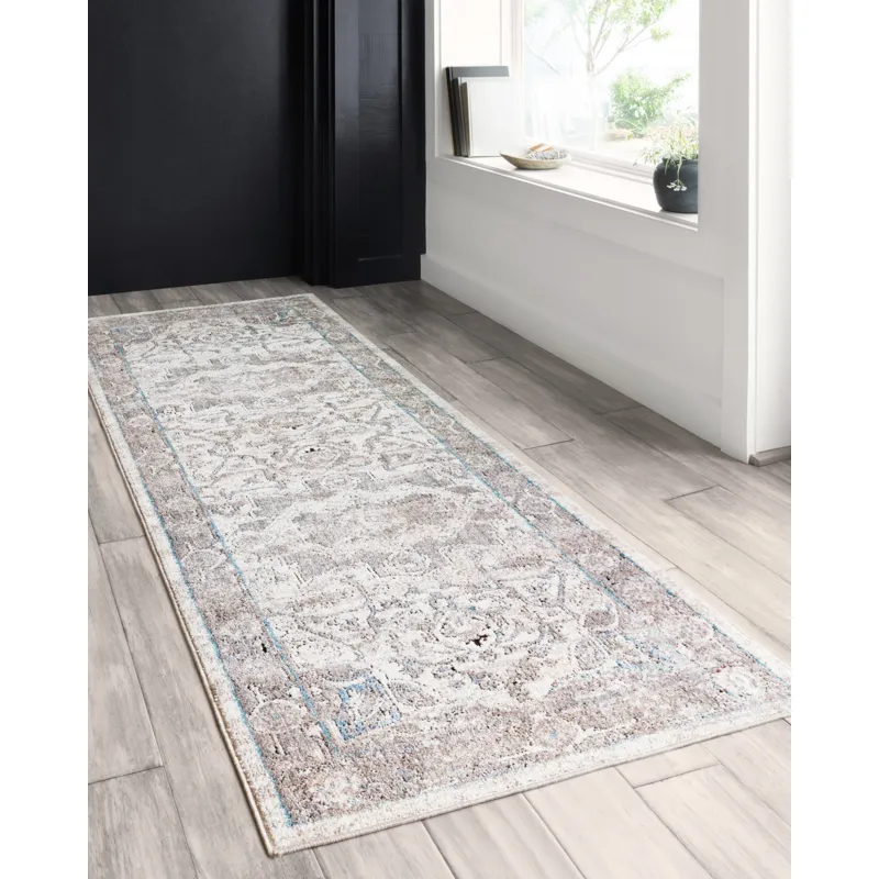 Dante Ivory / Stone Rug (9' 6" X 13' 3")