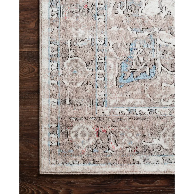 Dante Ivory / Stone Rug (9' 6" X 13' 3")